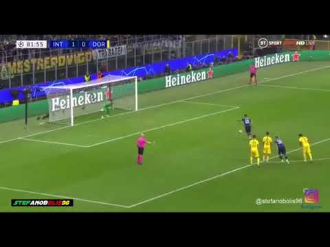 Gol dell'Inter contro Borussia Dortmund Champions League
