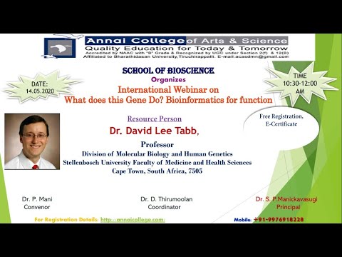International Webinar Bioscience Part II