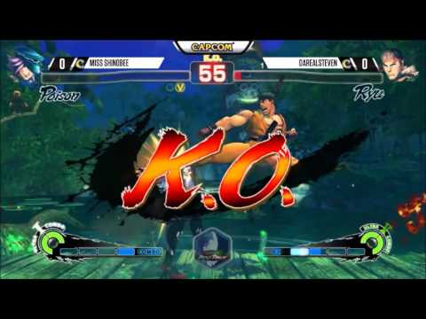 USFIV: MissShinobee(Poison) vs DaRealSteven(Ryu) - Canada Cup  CPT 2015