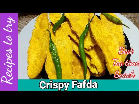 Crispy Fafda Recipe | Best Tea Time Snack | Easy & Instant Snack | फाफड़ा रेसिपी