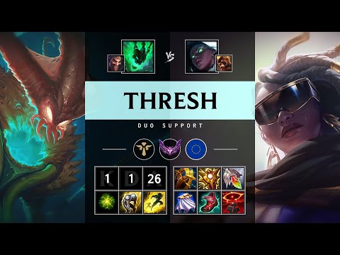 Thresh Support vs Senna - EUW Master Patch 14.20