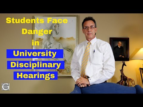 Dangers Students Face in a University Disciplinary Hearing Video