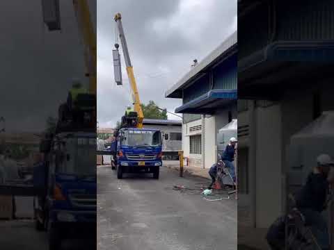 THI CÔNG LẮP ĐẶT HỆ THỐNG XLKT BẰNG THAN HOẠT TÍNH DẠNG THÁP ĐỨNG 