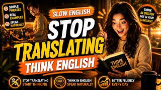 🧠 Train Your Brain to Think in English | Easy English Conversation for Beginners 📚