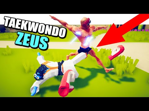 New Fusion! Taekwondo Zeus vs Every Faction - Totally Accurate Battle Simulator TABS