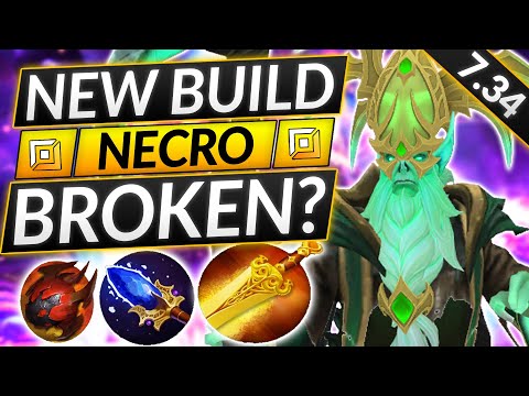 This NEW CARRY Build is GROSS - Necrophos is 100% OP in 7.34 - Dota 2 Guide