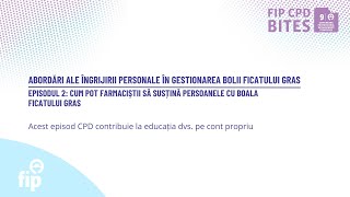 Episode 2 – How can pharmacists support individuals living with fatty liver disease?