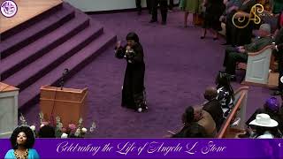 Shirley Caesar sings at The Celebration of Life For Angie Stone