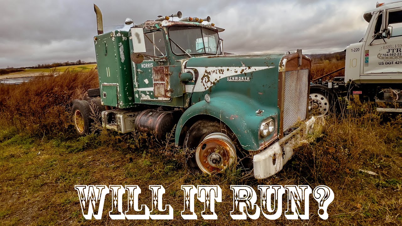 Saved from the CRUSHER! Will this ABANDONED Kenworth w900a ever run again??