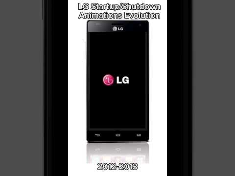 LG Startup/Shutdown Animations Evolution #lg #shorts #startup #shutdown