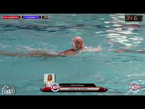 Rari Nantes Florentia vs N C Milano 7-8 A1 Femminile 2 andata