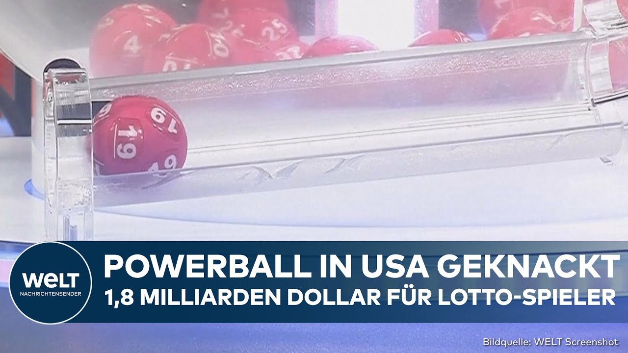 USA: Powerball geknackt! Lotto-Gewinner räumt 1,8 Milliarden Dollar ab