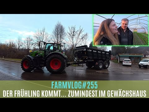 FarmVlog#255 Farm work and bad weather... Greenhouse