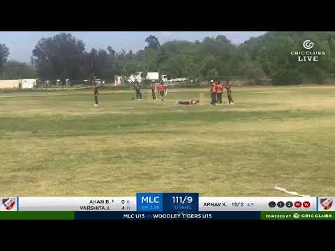 U13 WYCA vs MLC - Woodley Tigers U13 Vs MLC U13