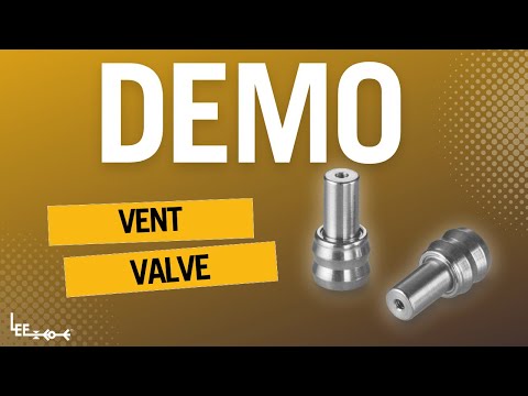 Lee Vent Valve Demonstration | Restore System Performance