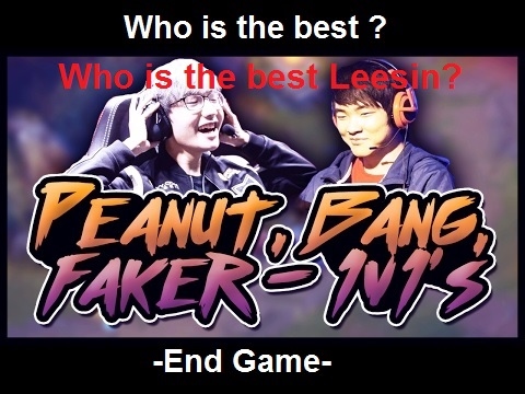 [ Solo Skill 2017 ] SKT T1 Peanut SoloQ vs SKT T1 Faker and Bang