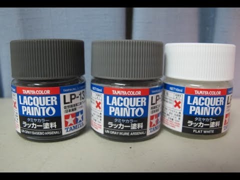 model kit workshop 127: Tamiya Color Lacquer Paint review