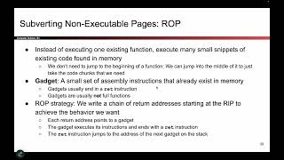 Download the video "[MemSafety4, Video 9] Return-Oriented Programming Overview"