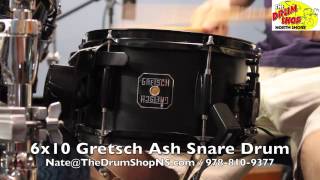 Video thumbnail for Gretsch Ash Snare Drum 6x10 - The Drum Shop North Shore by Nate Morrison Drums