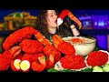 HOT CHEETOS KING CRAB SEAFOOD BOIL MUKBANG DESHELLED SEAFOOD BOIL MUKBANG Seafood Mukbang