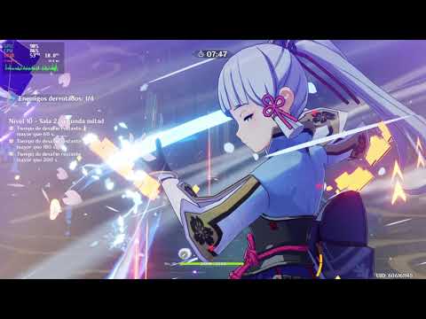 Genshin Impact (2.1) Abismo piso 10 (Completo) - Manjaro - Linux