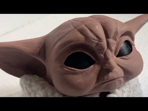 BABY YODA | from the mandalorian |Time Lapse Sculpture