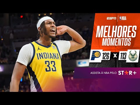 Myles Turner tem atuação memorável, Pacers batem os Bucks e abrem 3 a 1 na série | Melhores Momentos