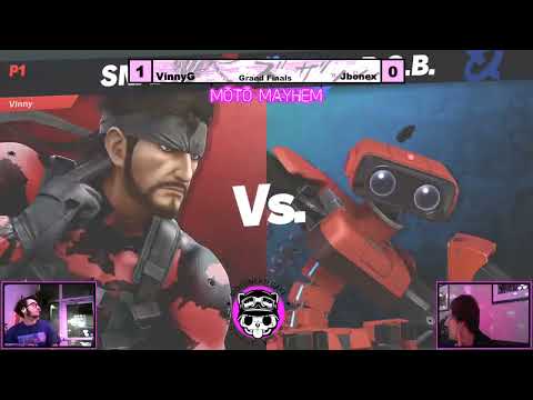 Moto Mayhem 41 - Vinny G (Snake) vs jBoneX (Peach, ROB, Mario) - Grand Finals - SSBU