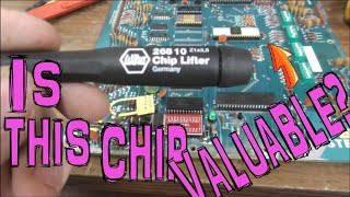 Vintage IC Chips On an old Stern STARS Pinball Machine - Never Seen One Of These! MPU Repair