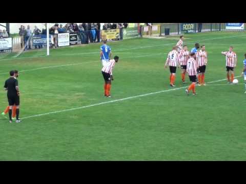 TONBRIDGE ANGELS VS ASHFORD TOWN MIDDX - FA Trophy highlights 29/10/2016
