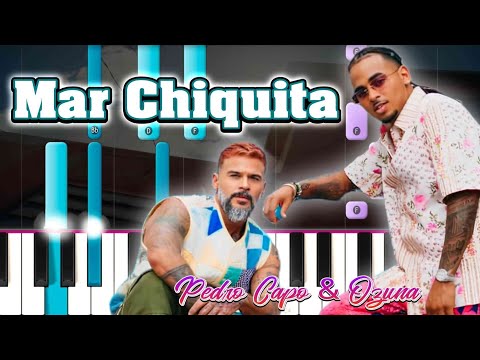 Ozuna, Pedro Capó -  Mar Chiquita  ( Piano Tutorial  , Midi , Instrumental , Karaoke