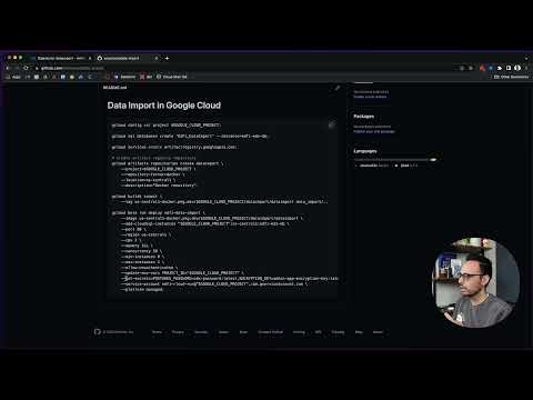 Deploying Data Import in Google Cloud