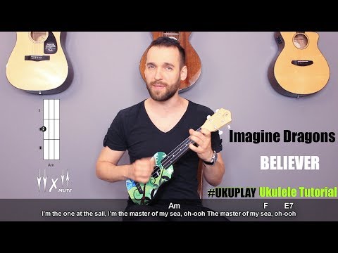 Imagine Dragons - Believer Ukulele Tutorial (MusicSheet Link)