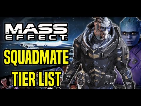 Ranking EVERY Mass Effect Squadmate | Mass Effect TIER LIST