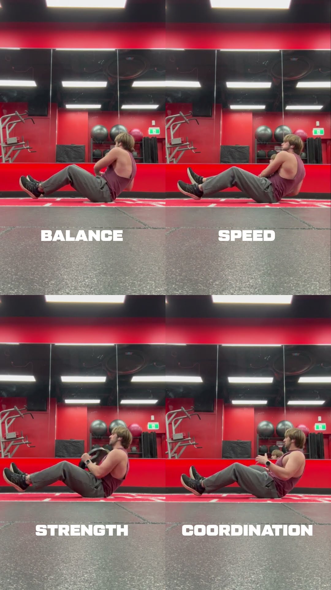 One exercise. Four very different results.