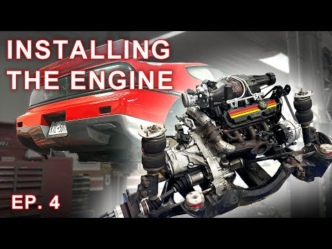 THE ENGINE IS IN! - 3800 Swapping my Pontiac Fiero EP. 4