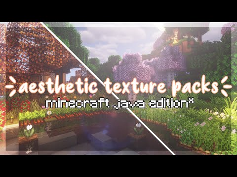 aesthetic minecraft texture packs [ JAVA ] 🍂🍃