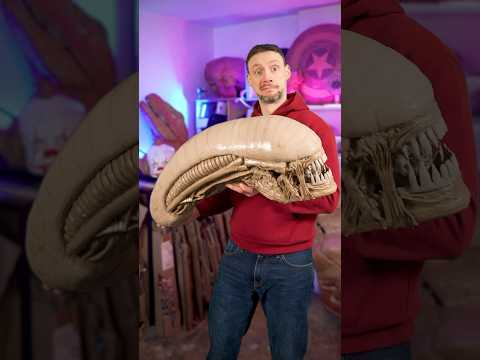 Xenomorph Head I made From Cardboard! 📦 #aliens #epiccardboardprops