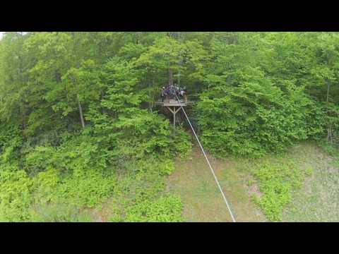 Hawksnest Zipline video preview