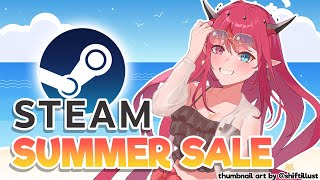 *TIMESTAMPS* (Start: / End: - 【STEAM Summer Sale】Summer Shopping and Discovering!!!