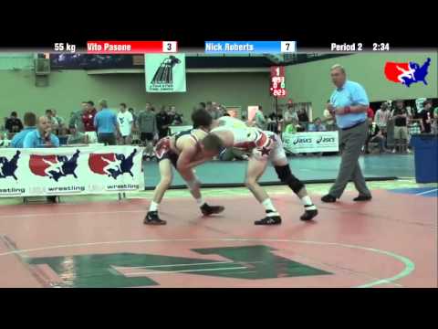 Vito Pasone vs. Nick Roberts at 2013 ASICS University Nationals - FS