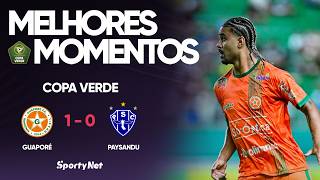 GUAPORÉ VENCE E CONVECE NA COPA VERDE! Melhores Momentos - Guaporé 1 x 0 Paysandu