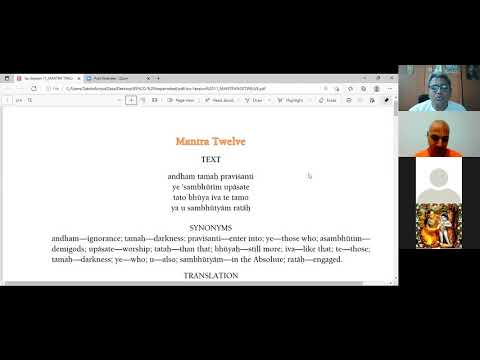 Session 11: Isopanishad - Bhakti Shastri Course - HG Sakshi Achyut Prabhuji