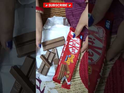 KitKat Share Snap ASMR 😋🍫🍦🍨💕 #shorts #chocovideo