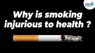 Why is smoking injurious to health?   One Minute B
