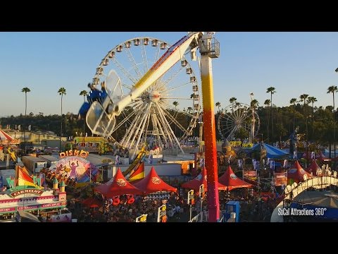 [HD] View of the L.A County Fair 2015 via Sky ride - Largest County Fairs in America Video