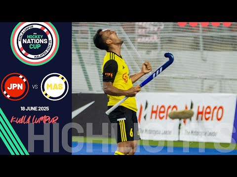 FIH Hockey Men's Nations Cup 2024-25 Highlights: Japan vs Malaysia | Match 12