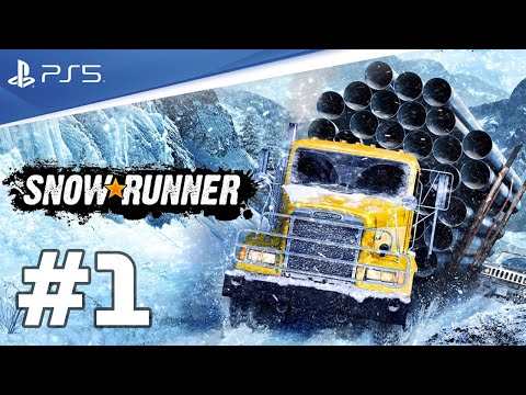 SnowRunner - NEXT-GENERATION OFF-ROAD EXPERIENCE | PS5 | G29 - Gameplay Walkthrough - Part 1 Intro