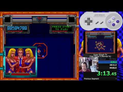 Super Smash TV Normal% Speedrun WR (43:11)