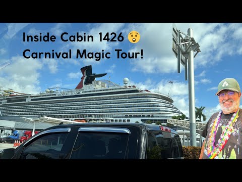 Thumbnail for Carnival Magic Cabin Tour 1426 | Full Cruise Cabin Walkthrough & Review #carnivalmagic